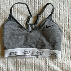 Nike sports bra in gray